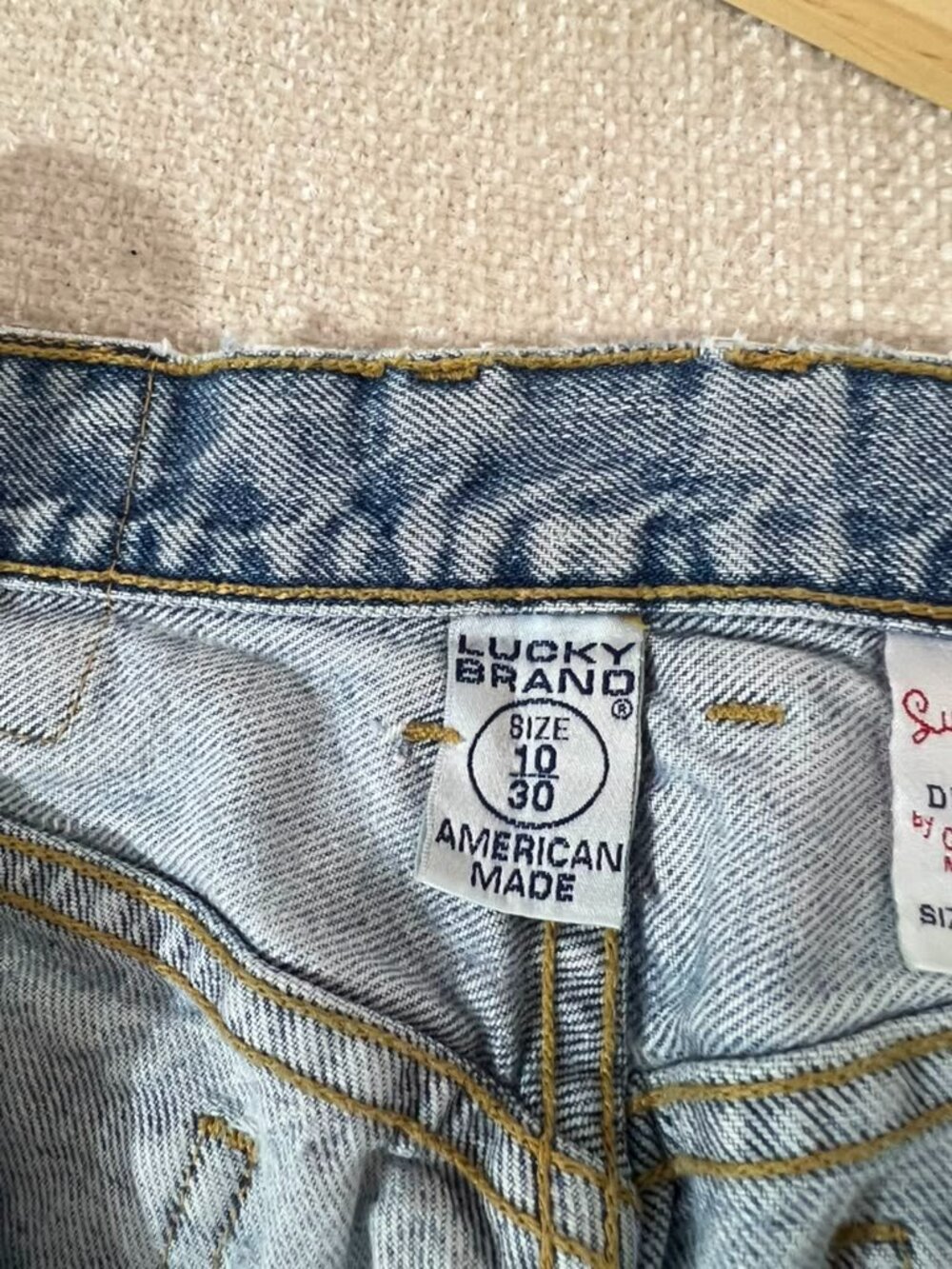 VTG Y2K Lucky Brand 269 Lucky You Low Rise Bootcut Jeans 10/30 - Picture 9 of 13